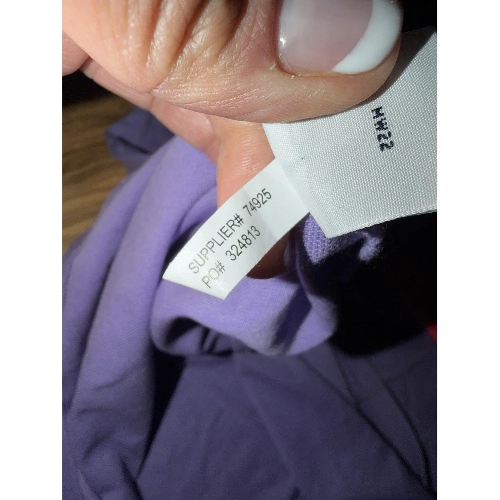 VTG 90s Ralph Lauren Men's XL Polo Shirt Purple Flesh Pony Cotton